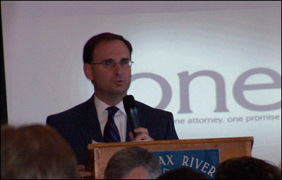 Phil Bonamo at VBar Luncheon