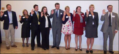 swearing in