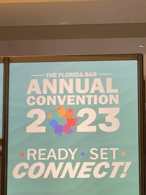Partner Philip Bonamo attends the Florida Bar’s Annual Convention!